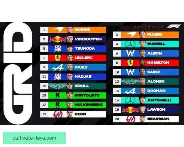 F1赛季最新战报解析车手排名与关键赛事走势 F1赛季最新战报解析车手排名与关键赛事走势